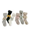 Children's pantyhose, baby spring and autumn, solid color bow jumpsuit, girls' leggings wholesale Item Picture